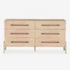 Avalon Wide 6-Drawer Dresser -Furniture Decoration Shop 109065 002 frt 1 d69cc1dd 11a9 405a 8c06 dc1f219e884a
