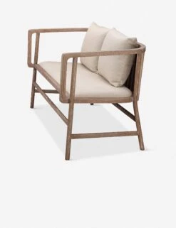 Sawni Settee -Furniture Decoration Shop 20gray sewna 1805graysonsettee offwhitelinen greywashedwood side wpillows copy