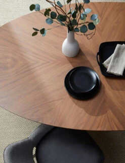 Beth Oval Dining Table, Brown 10 Beth Oval Dining Table, Brown -Furniture Decoration Shop 38666WAL KIT 08 LF