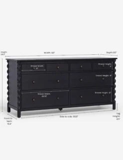 Topia 8-Drawer Dresser By Ginny Macdonald -Furniture Decoration Shop 9 Topia6DDresser Black16770