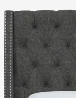 Admina Headboard -Furniture Decoration Shop AdminaHeadboard CharcoalLinen 120NB SVZMCHR 3