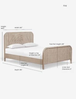 Brooke Platform Bed -Furniture Decoration Shop ArchBed Queen 0600King