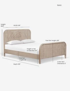 Brooke Platform Bed -Furniture Decoration Shop ArchBed Queen 0600Queen