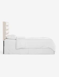 Bailee Headboard -Furniture Decoration Shop BaileeHeadboard SnowVelvet CHB0150TTNSNW 2