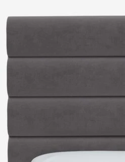 Bailee Headboard -Furniture Decoration Shop BaileeHeadboard SteelVelvet CHB0150TTNSTL 3