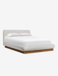Billow Bed By Sarah Sherman Samuel -Furniture Decoration Shop BillowBedbySarahShermanSamuel IvoryBoucle Queen A0656441 4401 Product