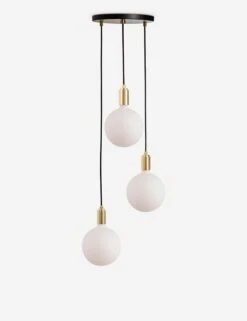 Triple Pendant Light With Sphere IV By Tala 23 Triple Pendant Light With Sphere IV By Tala -Furniture Decoration Shop CP BLK SET TRI BP 01 4