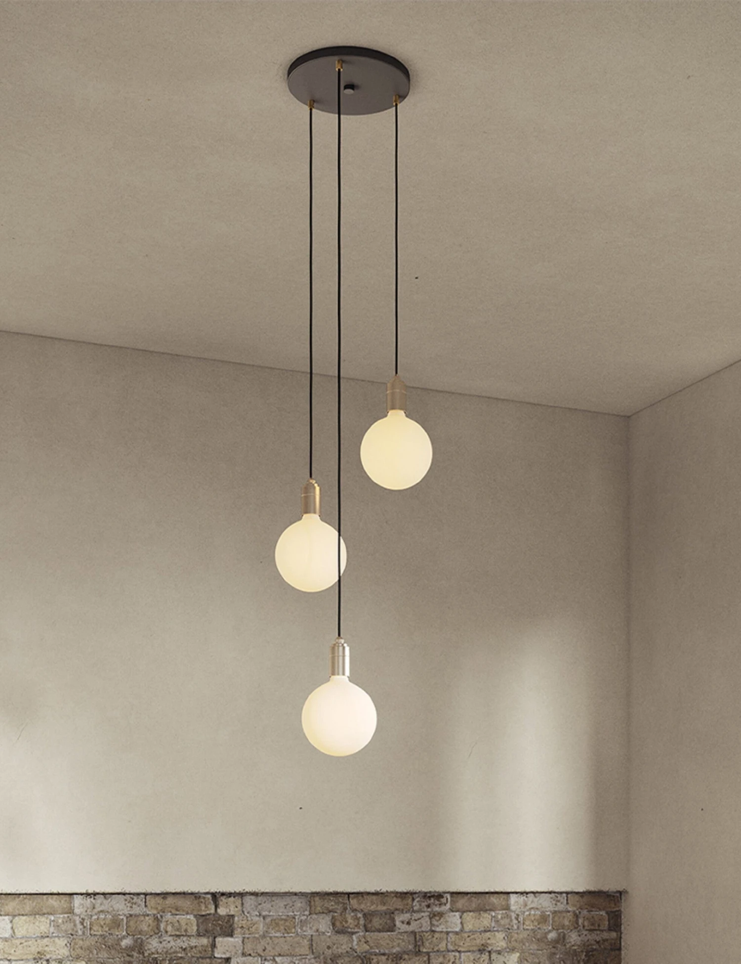 Triple Pendant Light With Sphere IV By Tala 8 Triple Pendant Light With Sphere IV By Tala - Image 6