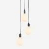 Triple Pendant Light With Sphere IV By Tala 1 Triple Pendant Light With Sphere IV By Tala -Furniture Decoration Shop CP BLK SET TRI GP 01 3
