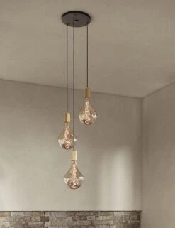 Triple Pendant Light With Voronoi II By Tala -Furniture Decoration Shop CP BLK SET TRI OP 02 8 1