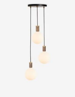 Triple Pendant Light With Sphere IV By Tala 28 Triple Pendant Light With Sphere IV By Tala -Furniture Decoration Shop CP BLK SET TRI WP 01 3 2