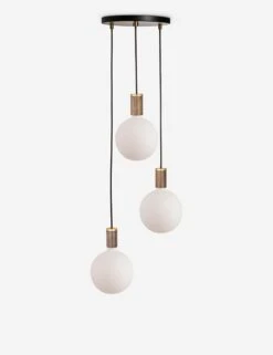 Triple Pendant Light With Sphere IV By Tala 30 Triple Pendant Light With Sphere IV By Tala -Furniture Decoration Shop CP BLK SET TRI WP 01 4