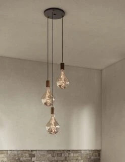 Triple Pendant Light With Voronoi II By Tala -Furniture Decoration Shop CP BLK SET TRI WP 02 8 1