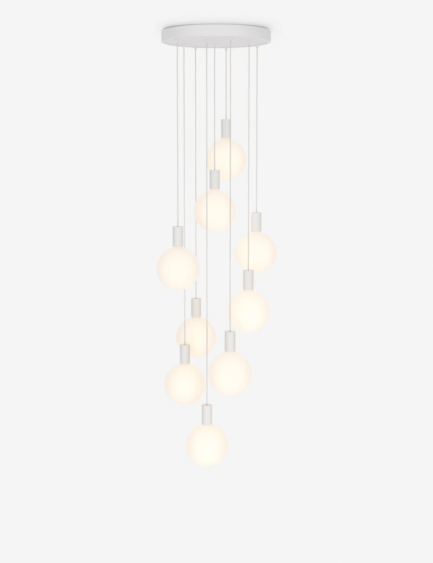 Alumina 9-Light Pendant Light By Tala 3 Alumina 9-Light Pendant Light By Tala