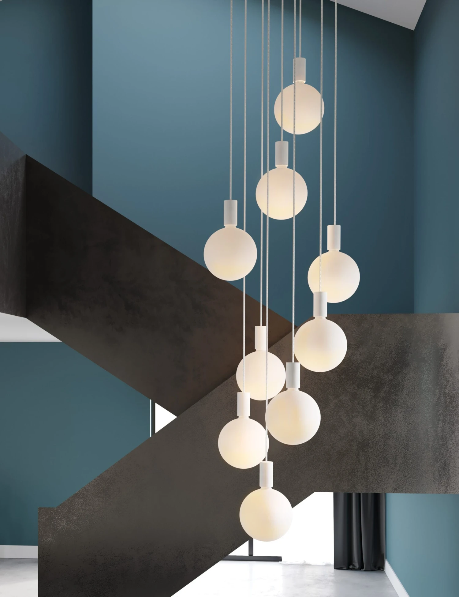 Alumina 9-Light Pendant Light By Tala 4 Alumina 9-Light Pendant Light By Tala - Image 2