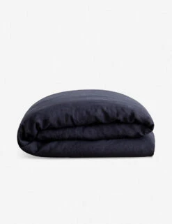 European Flax Linen Duvet Cover By Cultiver -Furniture Decoration Shop CULTIVER Linen Duvet Cover Navy