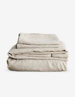 European Flax Piped Linen Sheet Set By Cultiver -Furniture Decoration Shop CULTIVER Piped Natural Forest Sheet Set c7560186 a2f2 42cd bc68 9a3bc3b2a389