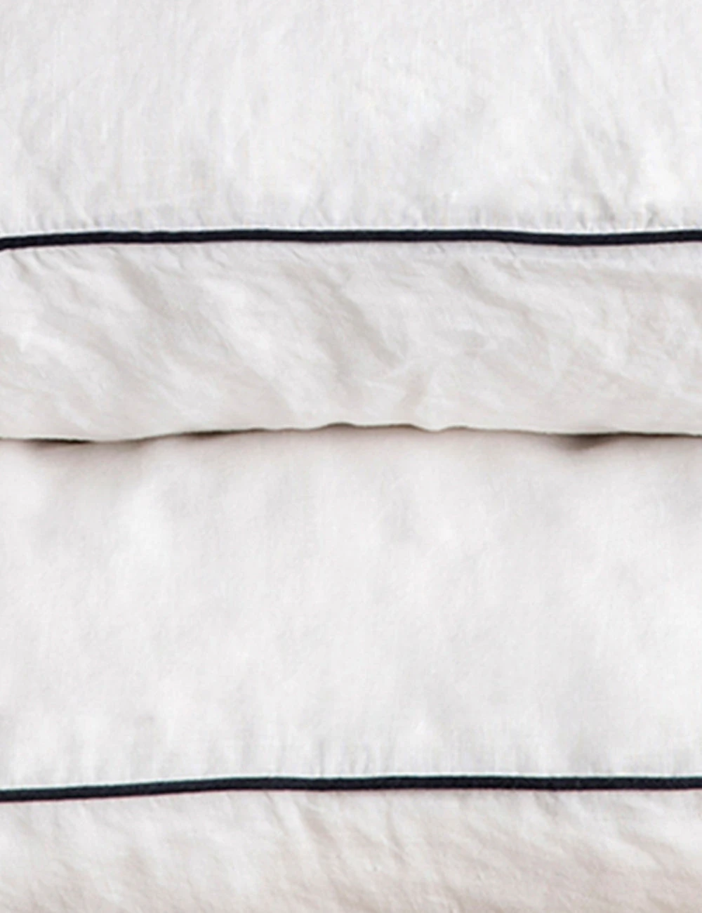 European Flax Piped Linen Pillowcases (set Of 2) By Cultiver 7 European Flax Piped Linen Pillowcases (set Of 2) By Cultiver - Image 5