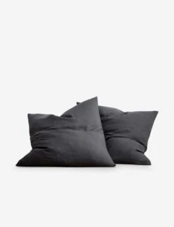 European Flax Linen Euro Pillowcases (Set Of 2) By Cultiver -Furniture Decoration Shop CULTIVER Slate Euro 90df9857 41ae 4cb0 b487 b33f6086f0d9