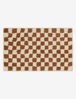 Checkerboard Bath Mat By Sarah Sherman Samuel 18 Checkerboard Bath Mat By Sarah Sherman Samuel -Furniture Decoration Shop CheckerboardBathMatbySarahShermanSamuel Umber 21 x34 A0656925 5148