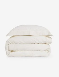 Classico Hemstitch Cotton Sateen Duvet Set By Pom Pom At Home -Furniture Decoration Shop ClassicoDuvetIvory Product
