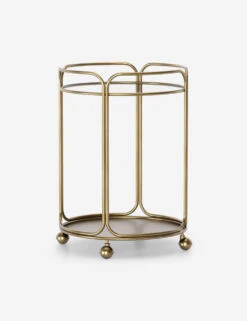 Nathalie Round Bar Cart 12 Nathalie Round Bar Cart -Furniture Decoration Shop DIN00237