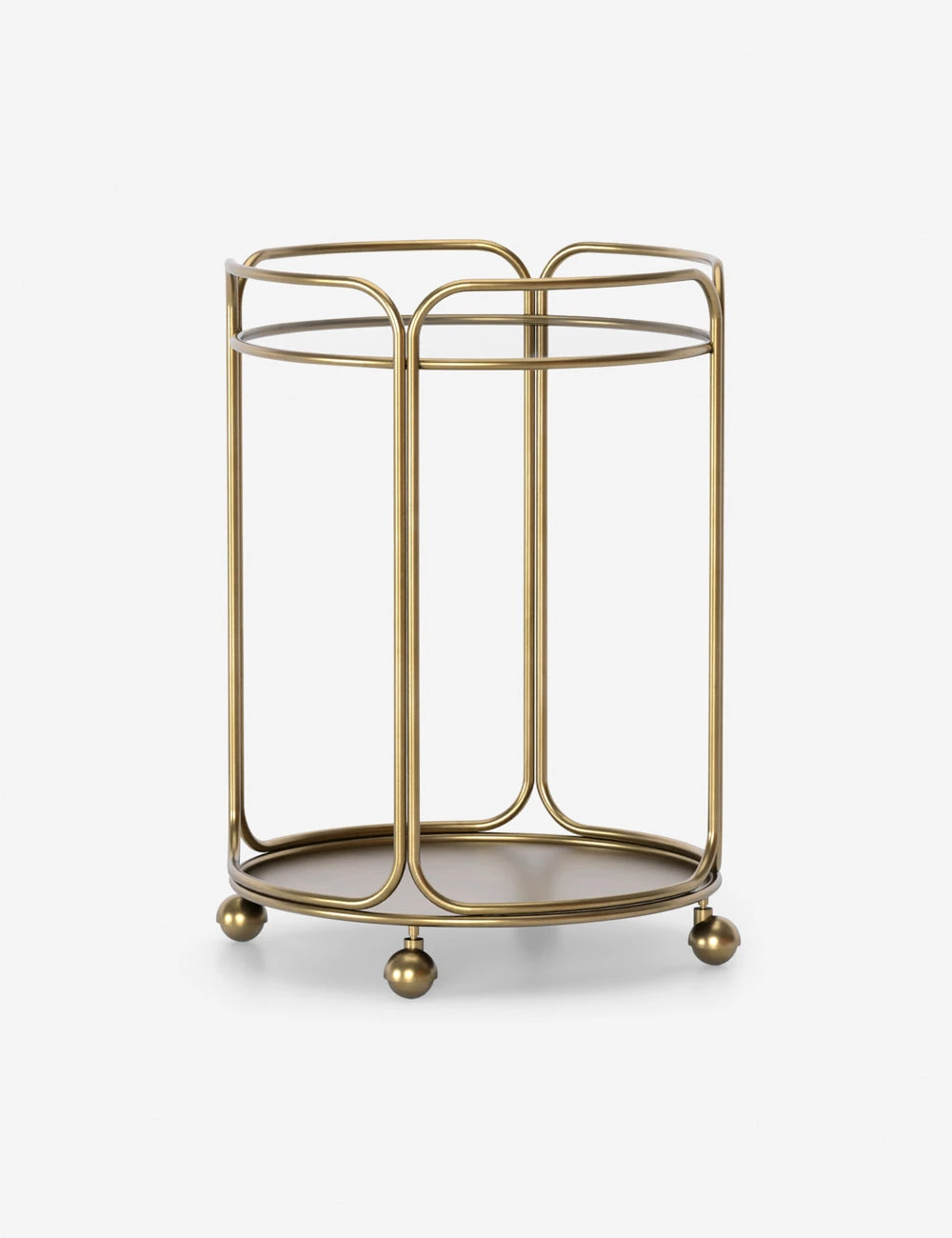 Nathalie Round Bar Cart 7 Nathalie Round Bar Cart - Image 5