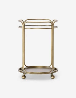 Nathalie Round Bar Cart 11 Nathalie Round Bar Cart -Furniture Decoration Shop DIN00237 1