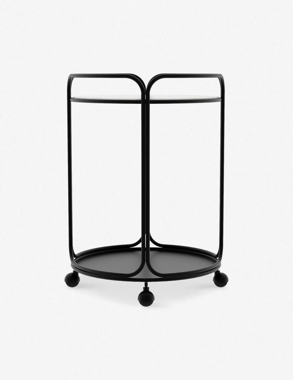 Nathalie Round Bar Cart 4 Nathalie Round Bar Cart - Image 2