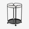 Nathalie Round Bar Cart -Furniture Decoration Shop DIN00238 3