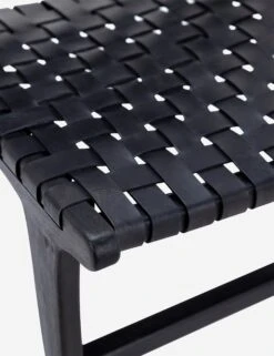 Gallagher Leather Dining Chair -Furniture Decoration Shop DOV25003BK D 1