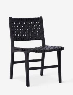 Gallagher Leather Dining Chair -Furniture Decoration Shop DOV25003BK FTQ