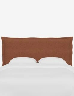 Elara Headboard -Furniture Decoration Shop ElaraHeadboard TerracottaLinen 812QZMTRC 2 SITECROP