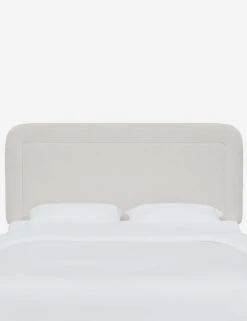 Gwendolyn Headboard -Furniture Decoration Shop GwendolynHeadboard SnowVelvet 1451FTTNSNW 1