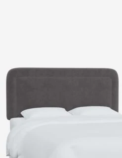 Gwendolyn Headboard -Furniture Decoration Shop GwendolynHeadboard SteelVelvet 1451FTTNSTL