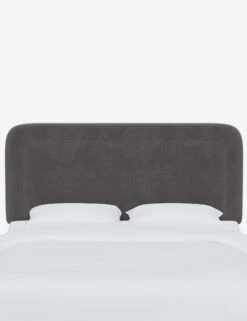 Gwendolyn Headboard -Furniture Decoration Shop GwendolynHeadboard SteelVelvet 1451FTTNSTL 1