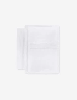Classico Hemstitch Cotton Sateen Sheet Set By Pom Pom At Home -Furniture Decoration Shop HF 8600 W 1