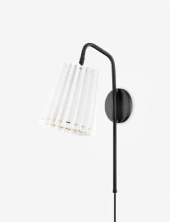 Cosette Plug-In Sconce -Furniture Decoration Shop HL476101 SBK