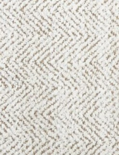 Kaleem Jute Rug -Furniture Decoration Shop HerringboneChenilleIvory Natural 2