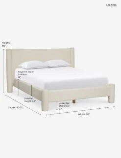 Hyvaa Bed By Sarah Sherman Samuel -Furniture Decoration Shop HyvaaBed Boucle 3609 CalKing
