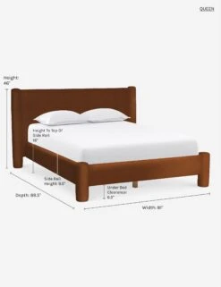 Hyvaa Bed By Sarah Sherman Samuel -Furniture Decoration Shop HyvaaBed Cognac 3609 queen