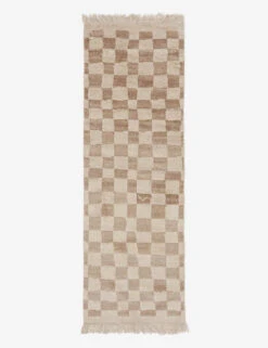 Irregular Checkerboard Rug By Sarah Sherman Samuel -Furniture Decoration Shop IrregularCheckerboardRugbySarahShermanSamuel Natural2.6x8 3884 1000x ccf441f1 c14a 4436 84a4 3f8fa6430884