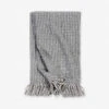 Jasper Cotton Oversized Throw By Pom Pom At Home -Furniture Decoration Shop JasperThrowBlueGrey