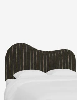 Kadence Headboard -Furniture Decoration Shop KadenceHeadboard PeppercornStripe 922QFRTPPR 1 SITECROP