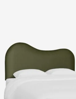 Kadence Headboard -Furniture Decoration Shop KadenceHeadboard PineVelvet 922QMJSPN 1 SITECROP