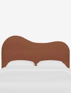 Kadence Headboard -Furniture Decoration Shop KadenceHeadboard TerracottaLinen 922QZMTRC 2 SITECROP