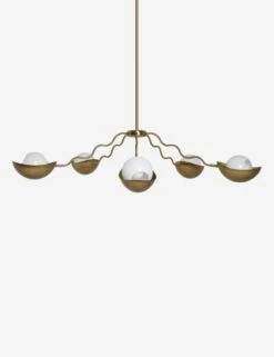 Kukka Chandelier By Sarah Sherman Samuel -Furniture Decoration Shop KukkaChandelierbySarahShermanSamuel Brass A0656453 4219 Product 1
