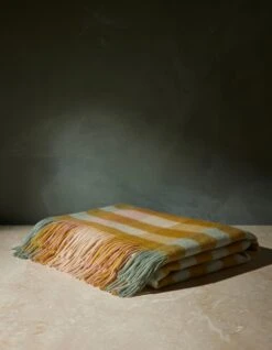 Lambswool Throw By Tartan Blanket Co -Furniture Decoration Shop LambswoolThrow PearBlossomCheckbyTartanBlanketCo 16155 Swatch SITECROP Product