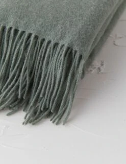Lambswool Throw By Tartan Blanket Co -Furniture Decoration Shop LambswoolThrowbyTartanBlanketCo. SageMelange A06570275196