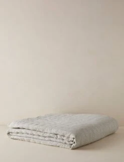 Lammin Linen Quilted Coverlet By Sarah Sherman Samuel -Furniture Decoration Shop LamminLinenCoverlet Black Ivory Queen Full A0656729 009 Product